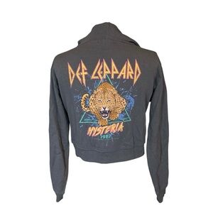 Def Leppard Graphic Hoodie - Dark Grey‎ | Juniors Size Medium